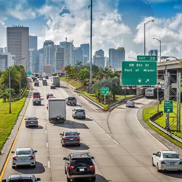 Freight Shipping from Texas to Florida - Florida highway