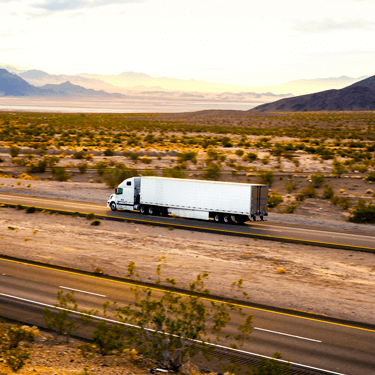 Freight Shipping from New York to California - White truck on road