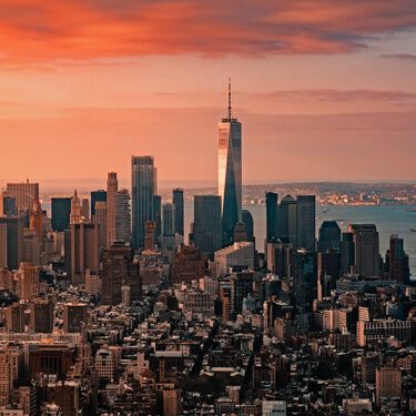 Freight Shipping from New York to Florida - New York City skyline with One World Trade Center