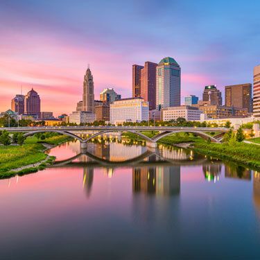 Freight Shipping from Ohio to Florida - View of Columbus, Ohio