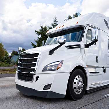 Freight Shipping from Pennsylvania to Texas - Truck on road for On-Time Delivery