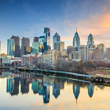 Freight Shipping from Pennsylvania to Florida - Philadelphia skyline