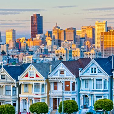 Freight Shipping from New Jersey to California - Aerial view of San Francisco