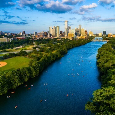 Colorado Freight Hits the Road for Texas - Aerial View of Texas