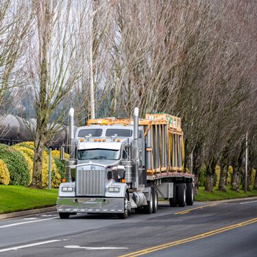 Freight Shipping from North Carolina to New York - Flatbed carriers gray semi truckload