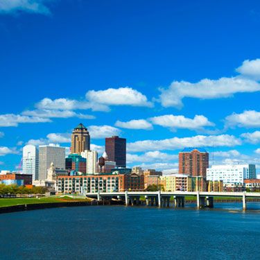 freight shipping from Iowa to Texas - view of city in Idaho