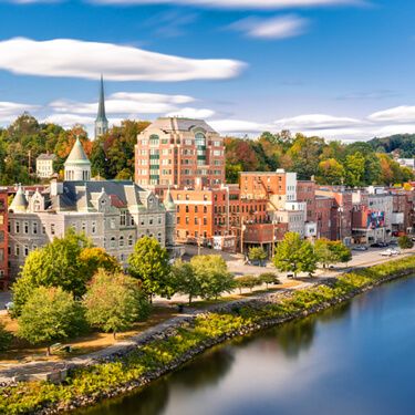 Shipping Freight from Maine to California - Buildings by water