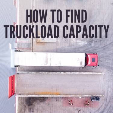 how to find truckload capacity