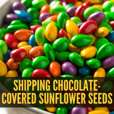 Shipping Chocolate-Covered Sunflower Seeds