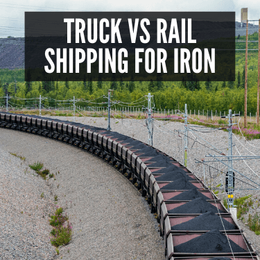 Truck vs Rail Shipping for Iron