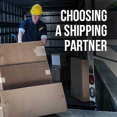 Choosing a Shipping Partner