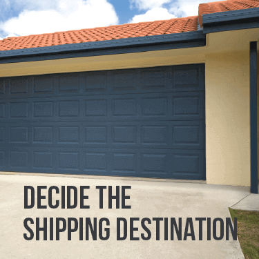 Decide The Shipping Destination