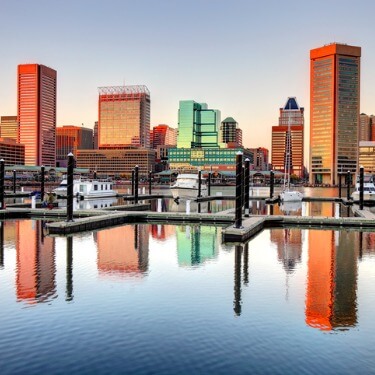 Freight Shipping from Maryland - Baltimore, Maryland Skyline