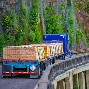 Shipping Freight from New York - Freight Truck traveling on highway