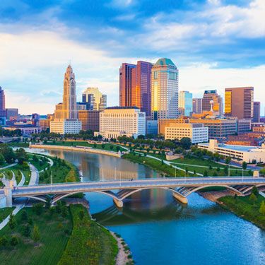 Freight Shipping From Ohio - Ohio City Skyline