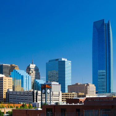 Freight Shipping from Oklahoma to California - Oklahoma City skyline