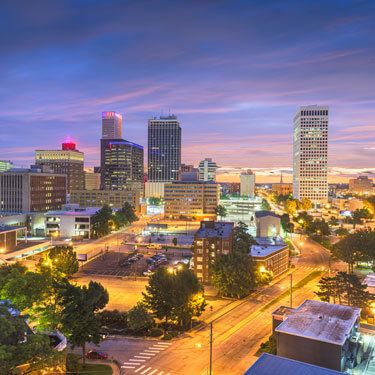 Freight Shipping from Oklahoma to Florida - Tulsa, Oklahoma skyline