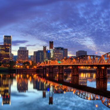 Freight Shipping from Oregon to California - Portland, Oregon skyline