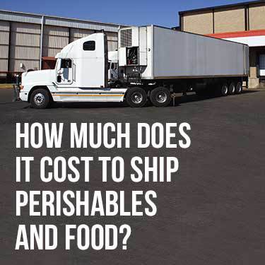 How Much Does it Cost of Ship Perishable Food