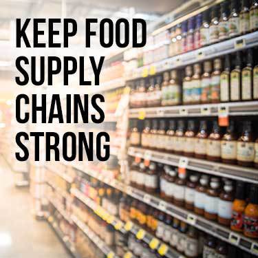 Keep Food Supply Chains Strong