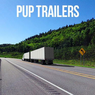 Pup Trailers on the Highway