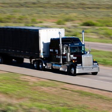 Freight Shipping from Arizona to Texas - Semi Truck on Route 66 in Texas