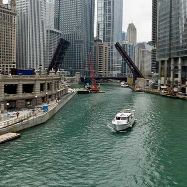 Freight Shipping from Illinois - City Skyline