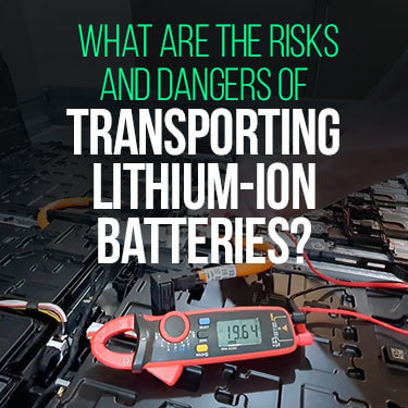 A battery power checker on large lithium batteries