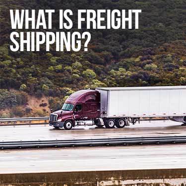 what is freight shipping